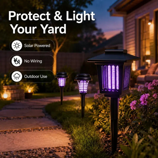 Lámpara solar para eliminar mosquitos