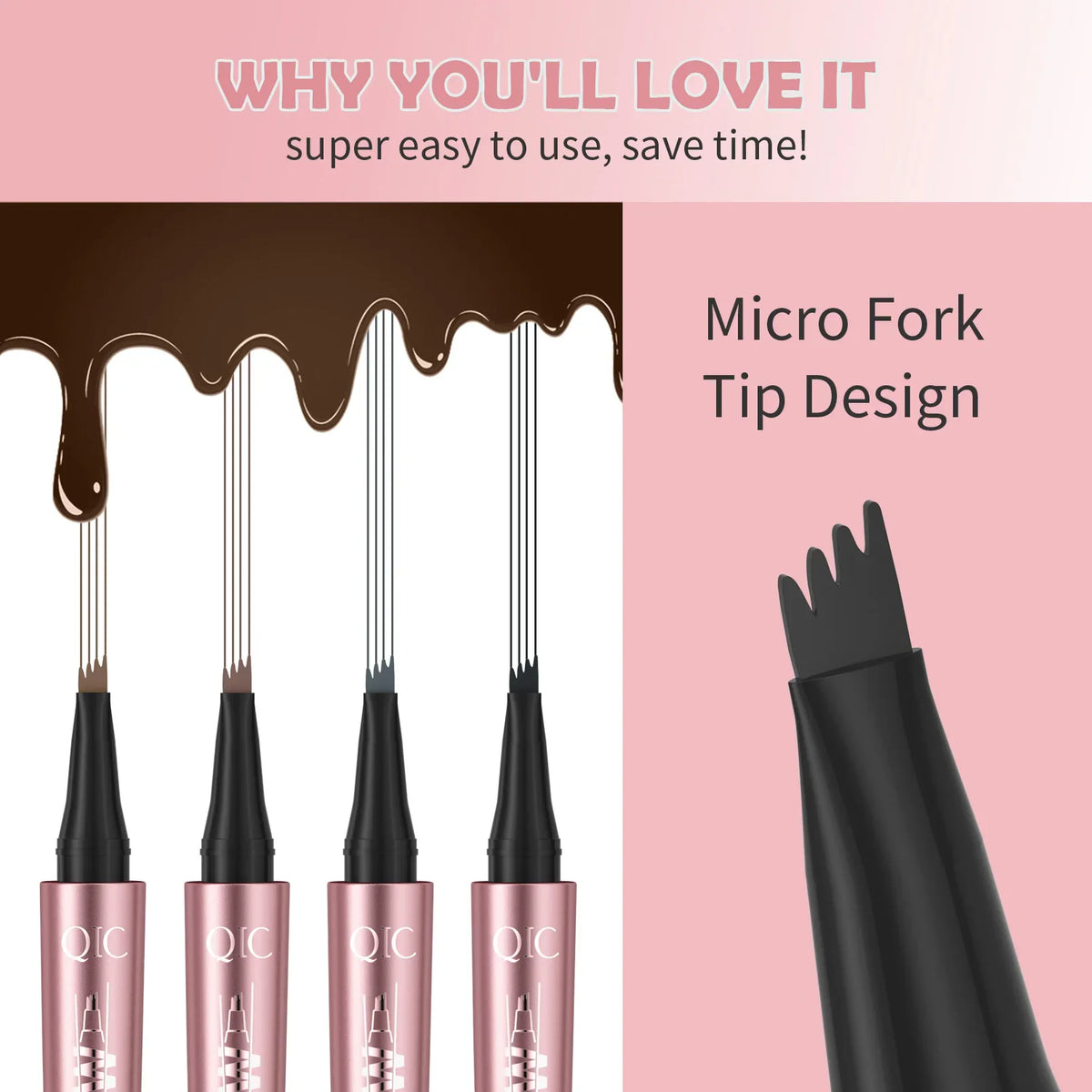 Pro Waterproof Hair Stroke Brow Pen